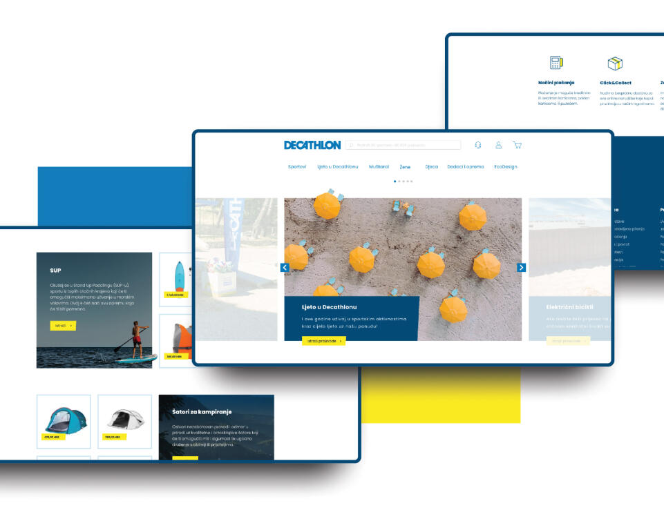 Decathlon.hr: landing page redesign